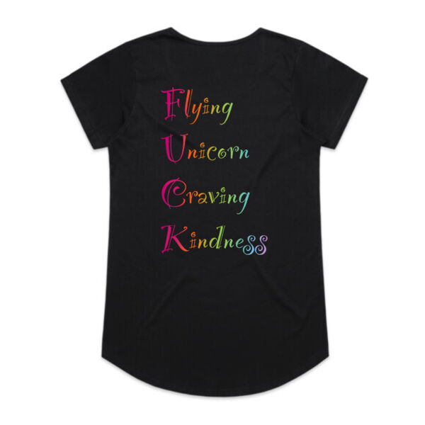 Flying unicorn back print Thumbnail