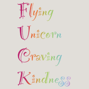 Kindness Front - AS Colour Womens Relax Faded Hood Design