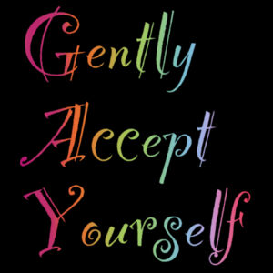 Gently Accept Yourself - AS Colour Womens Maple Curve Longsleeve Tee Design