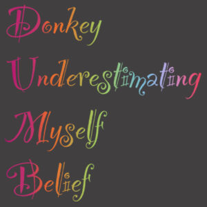 Believe In Yourself  - AS Colour Womens Heavy Faded Tank Design