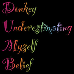 Self-Belief Back print - AS Colour Women's Relax Crop Crew Design