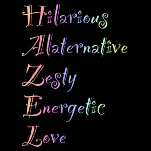 Hazel Colourful - Thread Project Unisex Summer Tee Design