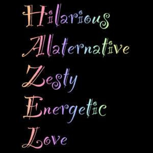 Hazel Colourful - Thread Project Womens Jazz Tee Design