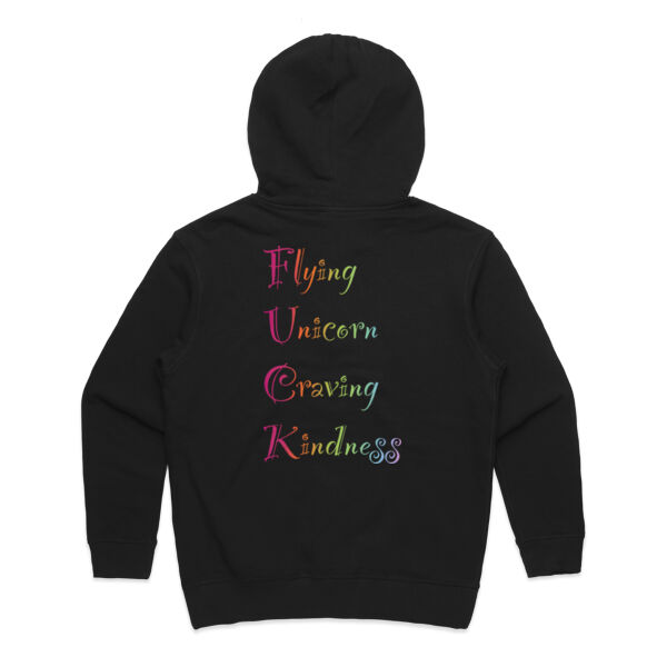 Kindness back - AS Colour Womens Premium Hood Thumbnail