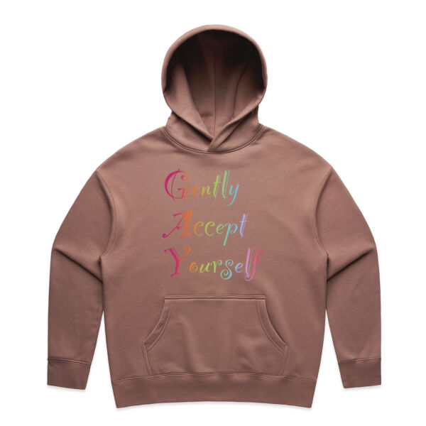 Gently Accept Yourself - AS Colour Womens Relax Hood Thumbnail