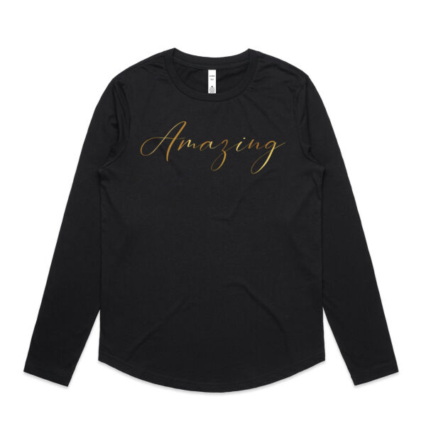 Amazing - AS Colour Womens Maple Curve Longsleeve Tee Thumbnail