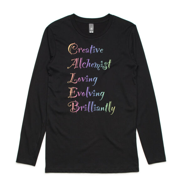 Caleb Colourful - AS Colour Mens Ink Longsleeve Tee Thumbnail