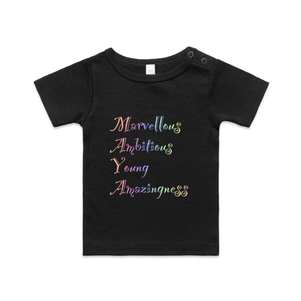 Maya Colourful - AS Colour Organic Infant Wee Tee Thumbnail