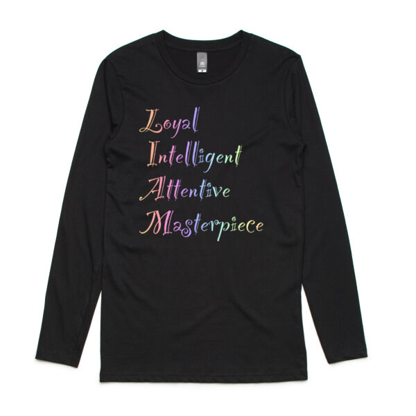 Liam Colourful - AS Colour Mens Ink Longsleeve Tee Thumbnail