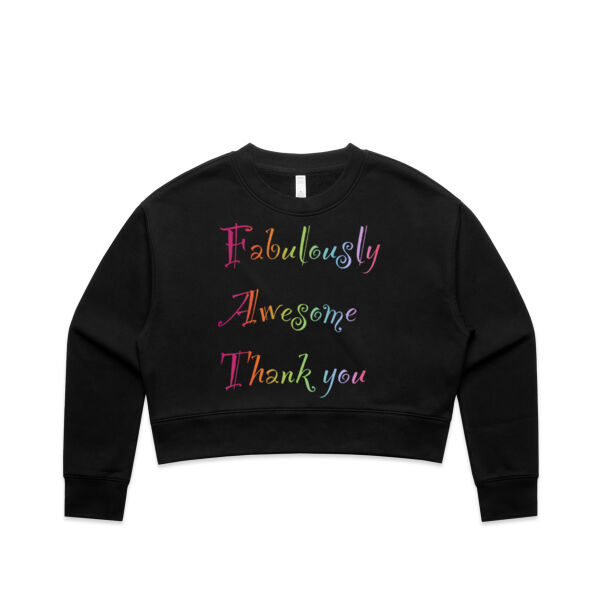 Fabulous - AS Colour Women's Relax Crop Crew Thumbnail