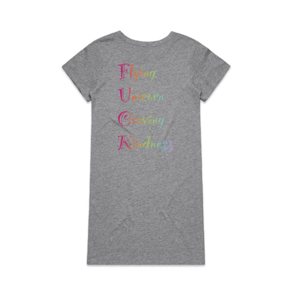 Kindness back - AS Colour Womens Mika Organic Short Sleeved Dress Thumbnail