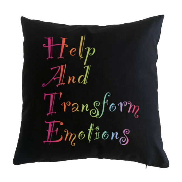 Help Front Print - Cushion cover Thumbnail