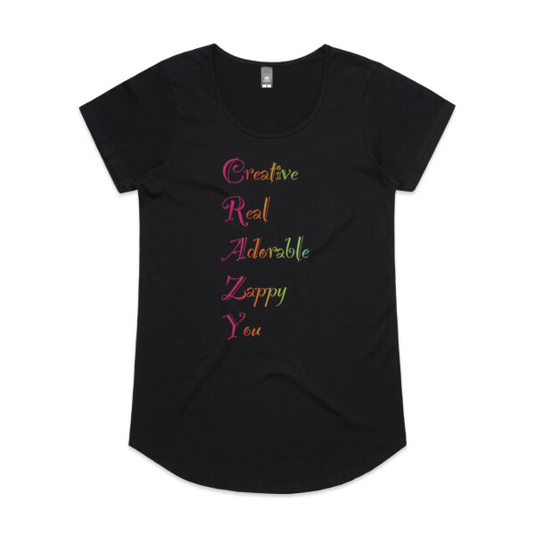 Creative Front Print - AS Colour Womens Mali Tee Thumbnail